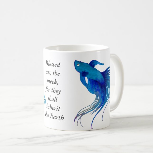 Betta Fish Coffee Mug (Front Right)