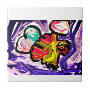 Betta fish home ceramic tile