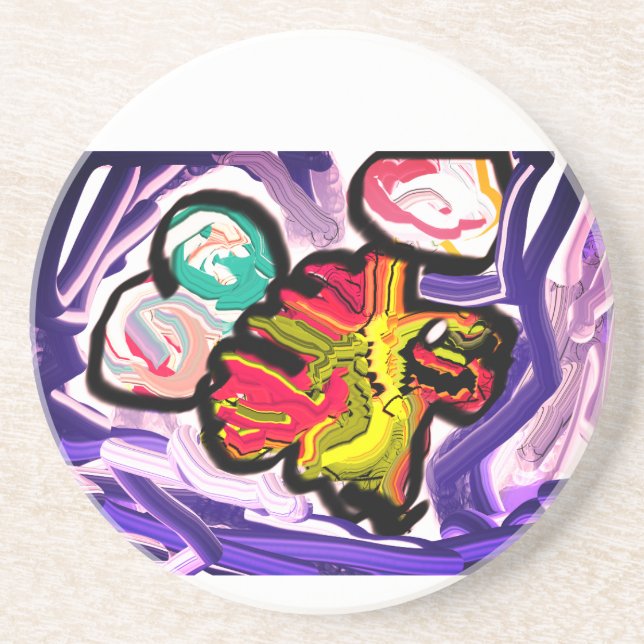 Betta fish home  coaster (Front)