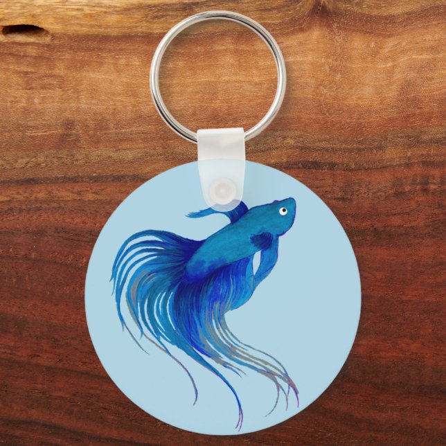 Betta Fish Key Ring (Front)