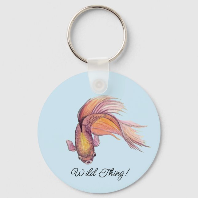 Betta Fish Key Ring (Front)