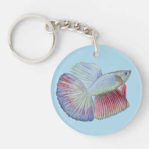 Betta Fish Key Ring