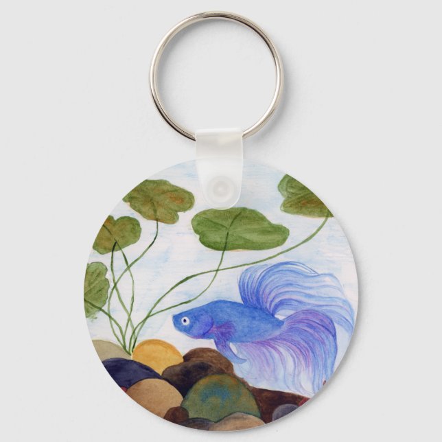 Betta Fish Key Ring (Front)