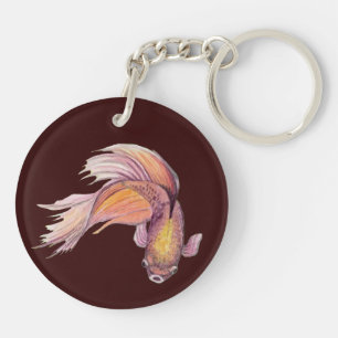 Betta Fish Keychain