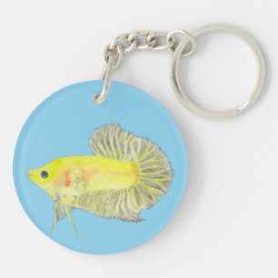 Betta Fish Keychain