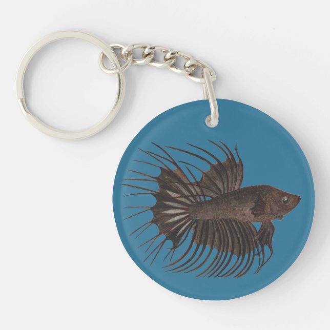 Betta Fish Keychain (Front)