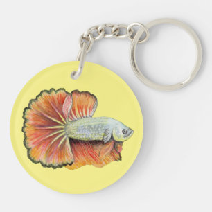 Betta Fish Keychain