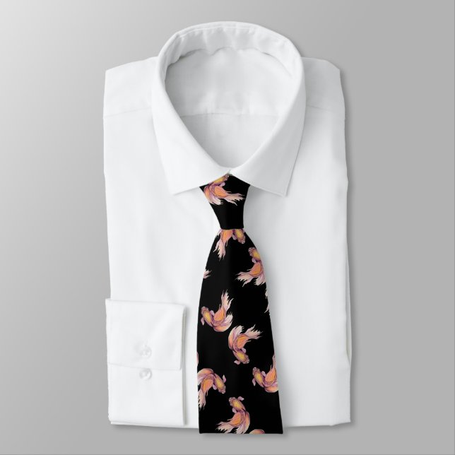 Betta Fish Neck Tie (Tied)