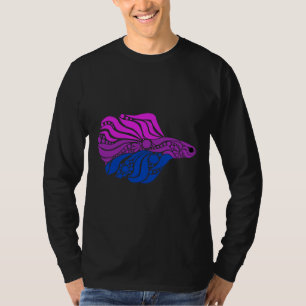 Betta Fish Pink Purple Blue Pride T-Shirt