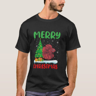 Betta Fish Tree Xmas Sweater Men Women Ugly Christ