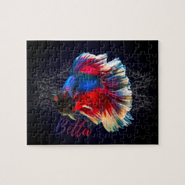 Betta Fish Tropical Fish Keeper Jigsaw Puzzle (Horizontal)