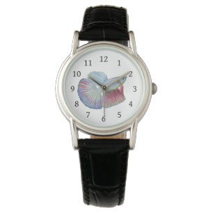 Betta Fish Watercolor Watch