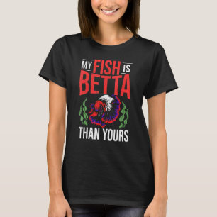 Betta Fishing Fish Owner Betta Fish Care Betta Fis T-Shirt