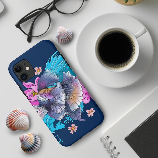 Betta Siamese Fighting Fish Case-Mate iPhone Case (Creator Uploaded)