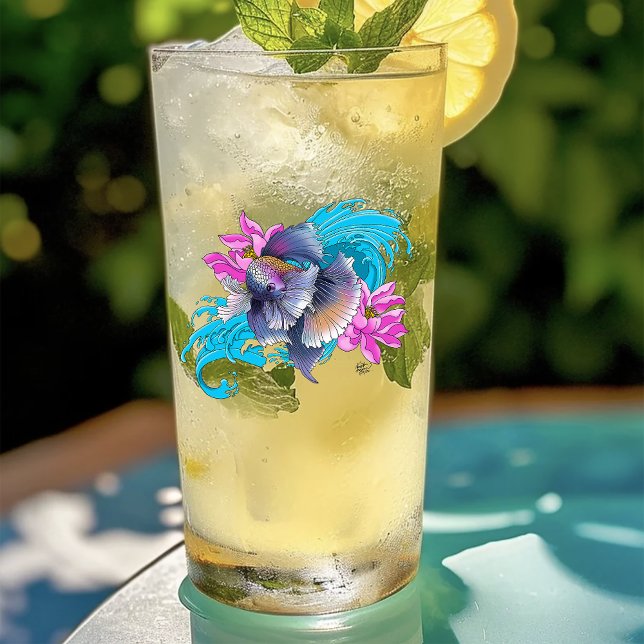 Betta Siamese Fighting Fish Glass (Creator Uploaded)