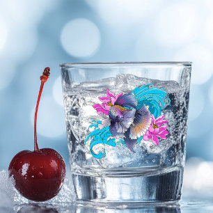Betta Siamese Fighting Fish Shot Glass