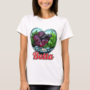 Betta squad — elegant, fierce, unstoppable. T-Shirt