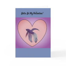 Betta Valentine card