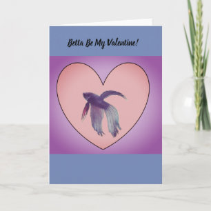 Betta Valentine card
