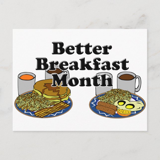 Better Breakfast Month Postcard (Front)