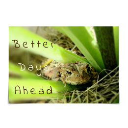 "Better Days Ahead" Thoughtful Toad Card