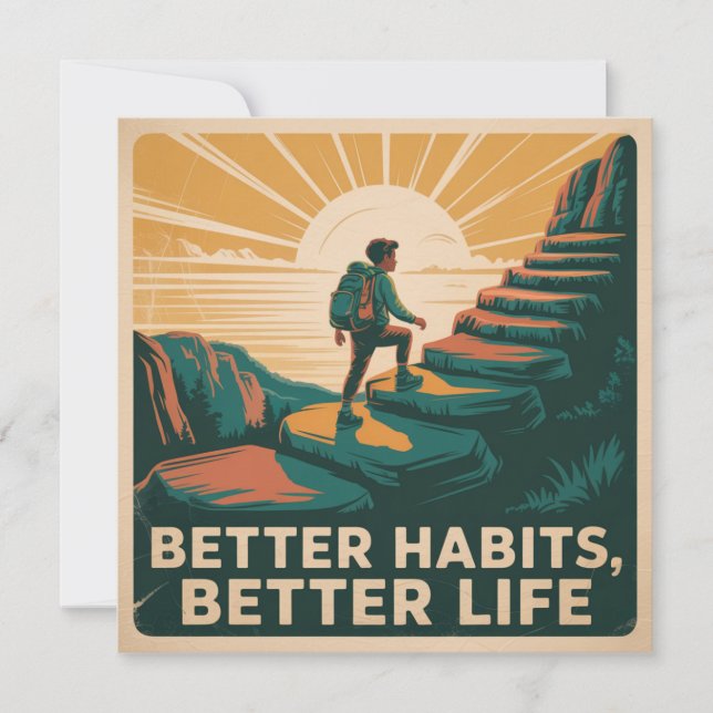 Better Habits, Better Life Invitation (Front)