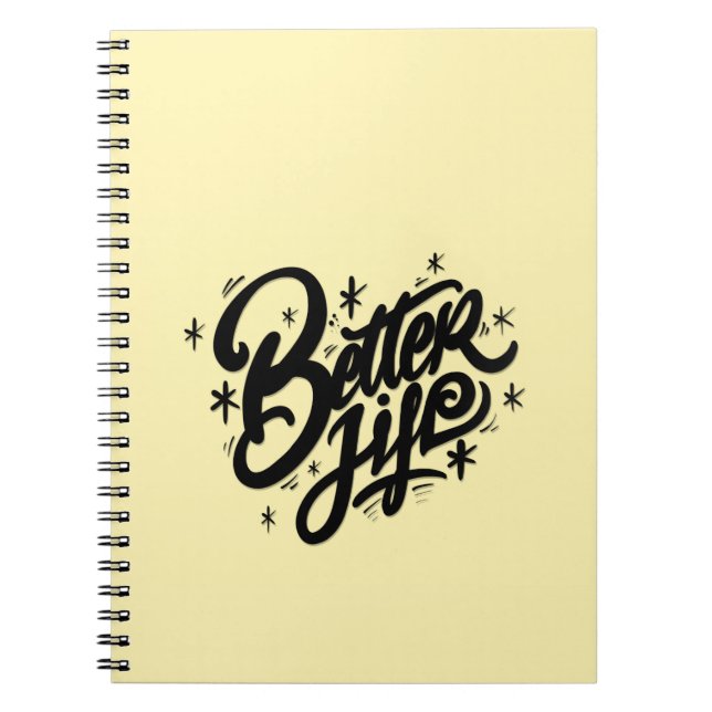 Better life notebook (Front)