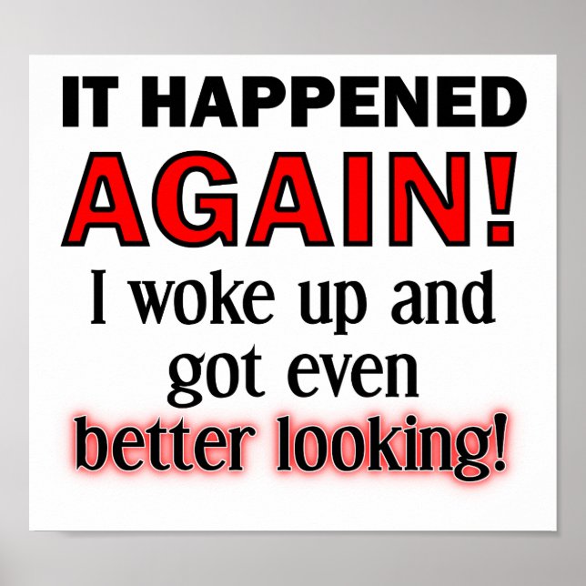 Better Looking Funny Poster (Front)