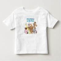 Better on the Farm - Toddler Shirt