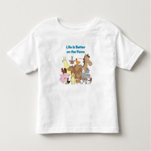Better on the Farm - Toddler Shirt
