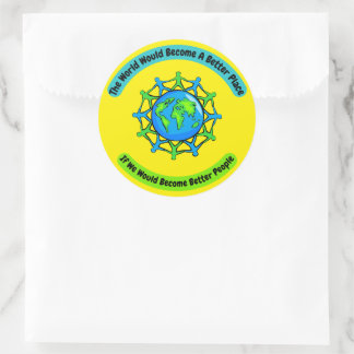 Better People Better World Lrg Sticker set of 6