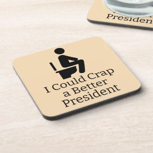 Better President Beverage Coaster