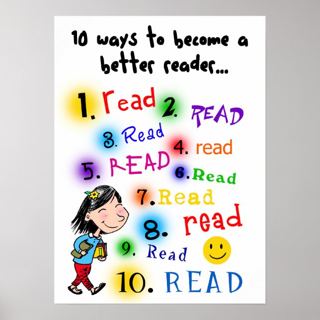 Better Reader Poster (Front)