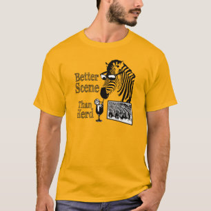 Better Scene Than Herd Black Gfx T-Shirt