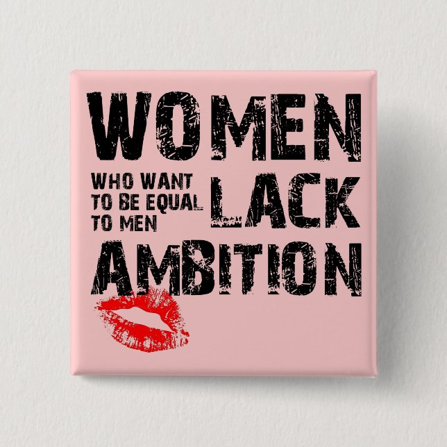 Better Than Equal Funny Button Badge (Front)