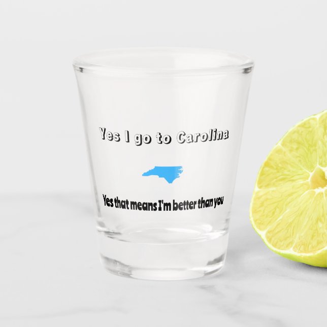 Better than You Shot Glass (Front)