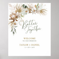 Better Together | Boho Bohemian Wedding Welcome