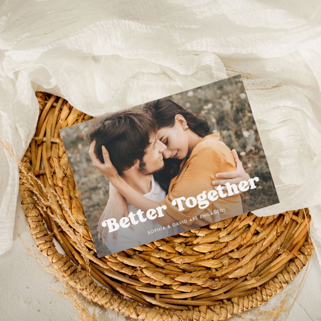 Better Together | Boho Multi Photo Engagement Announcement (Creator Uploaded)