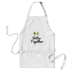Better together couple standard apron