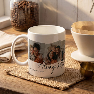 Better Together' Family Photo Collage Custom Coffee Mug