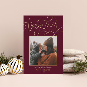 Better Together Foil Holiday Card