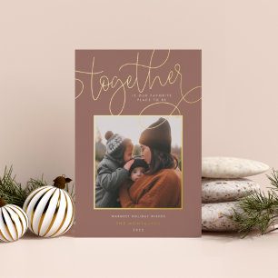 Better Together Foil Holiday Card