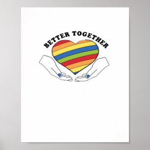 Better Together Graphics Creative Style  Poster