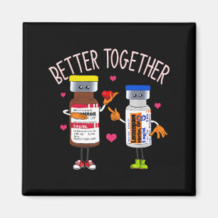 Better Together Haldol Ativan Icu Nurse Valentine  Magnet