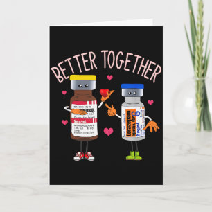 Better-together Haldol Ativan Icu Nurse Valentines Card