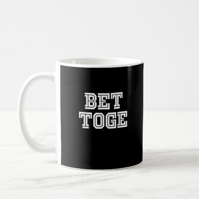 Better Together Matching Couples Minimal Design  Coffee Mug (Left)