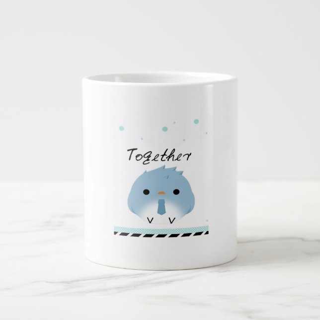 Better Together Minimal Design  Large Coffee Mug (Front)