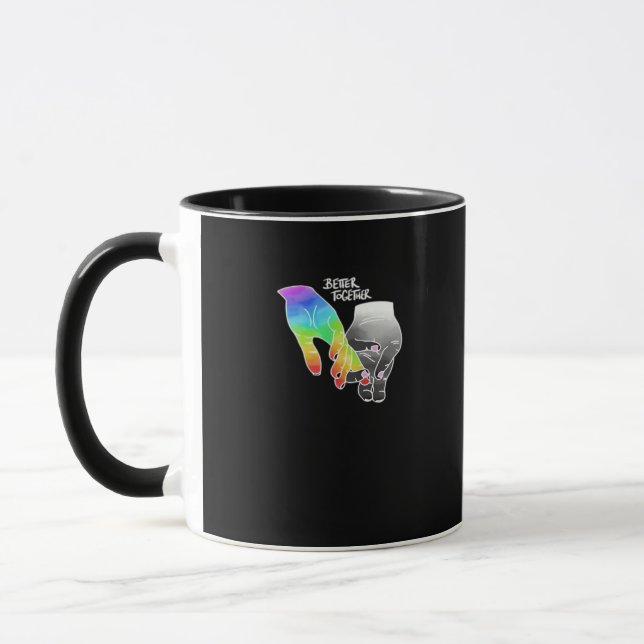 Better Together Minimal Design  Mug (Left)