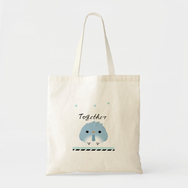 Better Together Minimal Design  Tote Bag (Front)