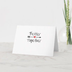 Better Together Modern Aesthetic  Card